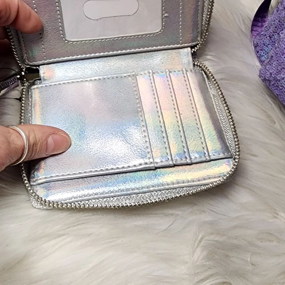 Set of 2 Ariel sequin Loungefly backpack&wallet
